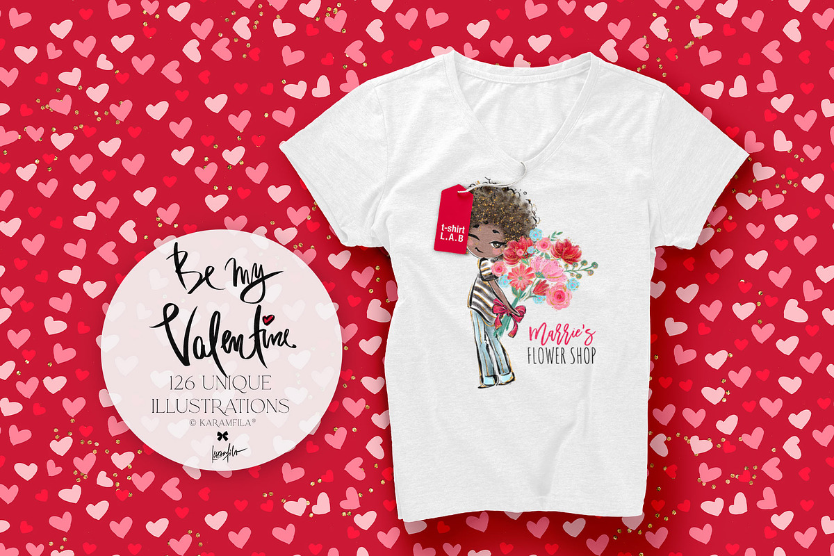 Valentine Icons PNG Glitter Clipart, a Seasonal Illustration by KaramfilaS (Photo 4 of 8)