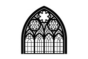 Gothic Church Window Frame Bundle, an Illustration by jahid234 (Thumbnail 19 of 31)