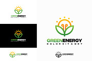 Set of Circle Green Energy Logo, a Branding & Logo Template by Lucky Creative (Thumbnail 5 of 5)