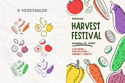 Hand-drawn Fruits & Vegetables, a Food Illustration by Kristina Chistiakova (Thumbnail 3 of 4)