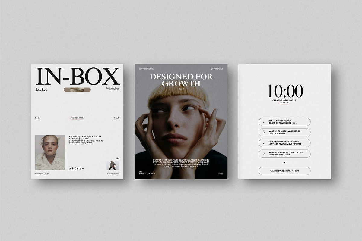 ZUNO | Social Media Kit (I), a Social Media Template by The Aesthetic Studio (Photo 5 of 10)