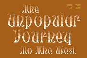 CS Ruskine Halfpixel, a Blackletter Font by Craft Supply Co. (Thumbnail 4 of 8)