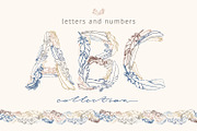 Feather Monograms, a Decorative Illustration by julianaapina (Thumbnail 1 of 5)