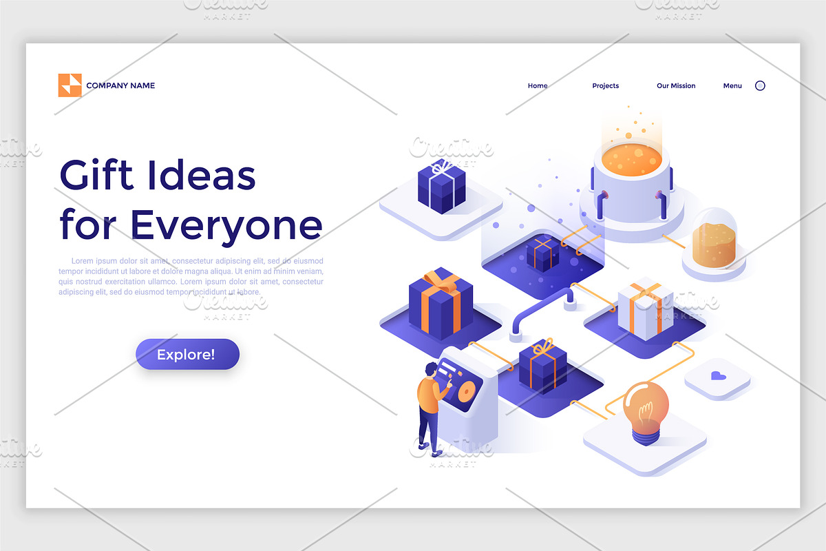 Isometric Solutions Mini. Part 2, a Templates & Theme by Andrew Kras Design (Photo 6 of 21)