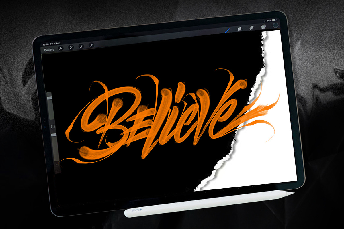 graffiti letter brush, a Brush Add-On by danusetyaji (Photo 3 of 4)