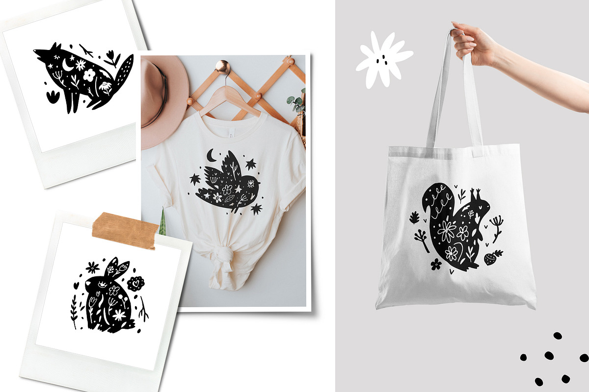 Folk Animal Illustrations, a Graphic by danceyourlife (Photo 12 of 12)
