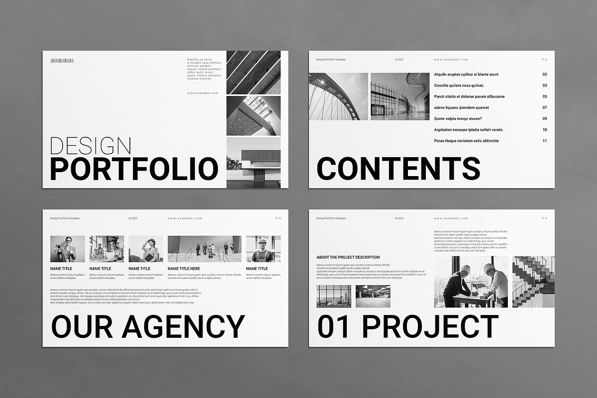 Portfolio Presentation Template, a Presentation Template by E-Type (Photo 2 of 4)