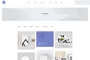 M - Minimal PSD Portfolio Template, a Landing Page Template by bigpsfan's SHOP (Thumbnail 18 of 24)