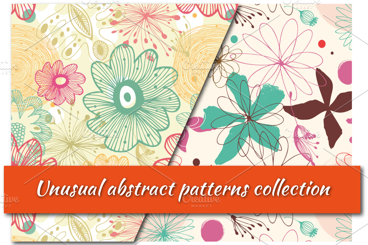Unusual abstract patterns collection preview 2