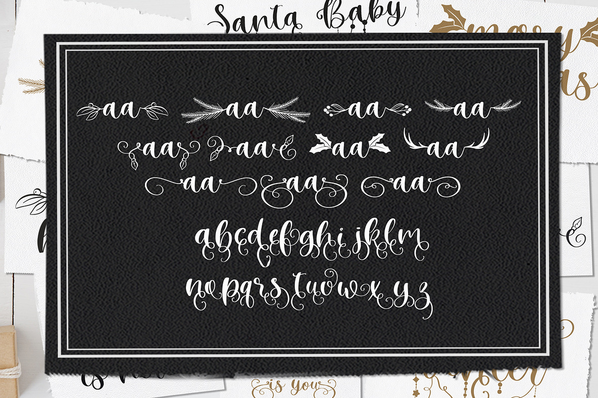 Winter Time. Decorative Script Font, a Script Font by CallMeStasia (Photo 12 of 13)