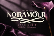 Noir Amour - Sans Serif Typeface, a Sans Serif Font by HipFonts (Thumbnail 1 of 12)