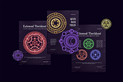 Magic Circle Element Set, a Decorative Illustration by Invisual Studio (Thumbnail 3 of 6)