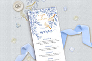 Love birds Wedding Menu card, an Invitation Template by Shwet Art (Thumbnail 3 of 5)