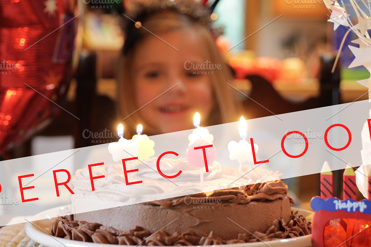 Happy Birthday Party Cinemagraph, a Photo by DesignedBetter (Photo 3 of 3)