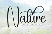 Nature | Script Font, a Handwritten Font by Scratchones (Thumbnail 1 of 9)