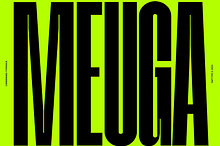 Meuga | Condensed Sans Serif Font