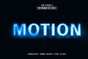 Cinematic Motion Glow Text Effects