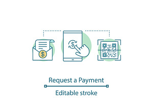 Payment Request Concept Icon