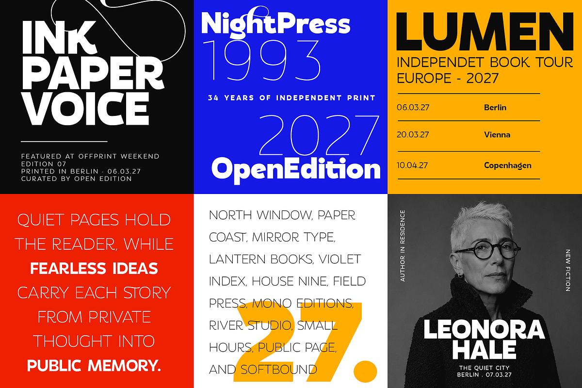 Flamor - Editorial Sans Serif Family, a Sans Serif Font by VP Fonts (Photo 5 of 23)