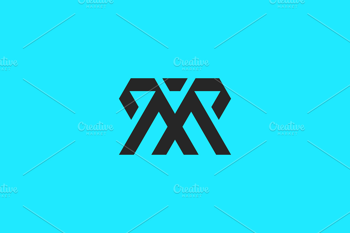 letter RM or MR monogram logo, a Branding & Logo Template by Rasagama Studio