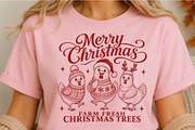 Funny Christmas Chicken PNG, a Seasonal Illustration by DreamCafeArt (Thumbnail 5 of 7)