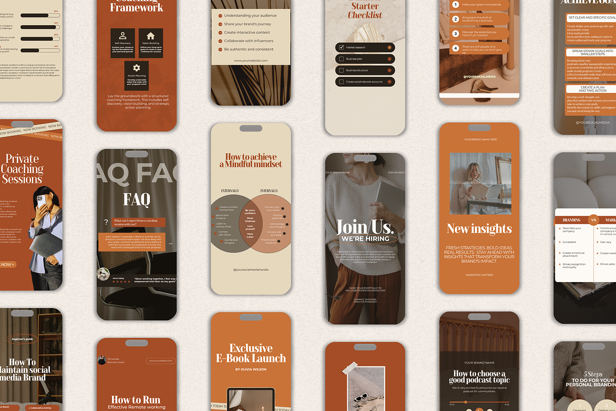 Business Coach Instagram Template preview 8