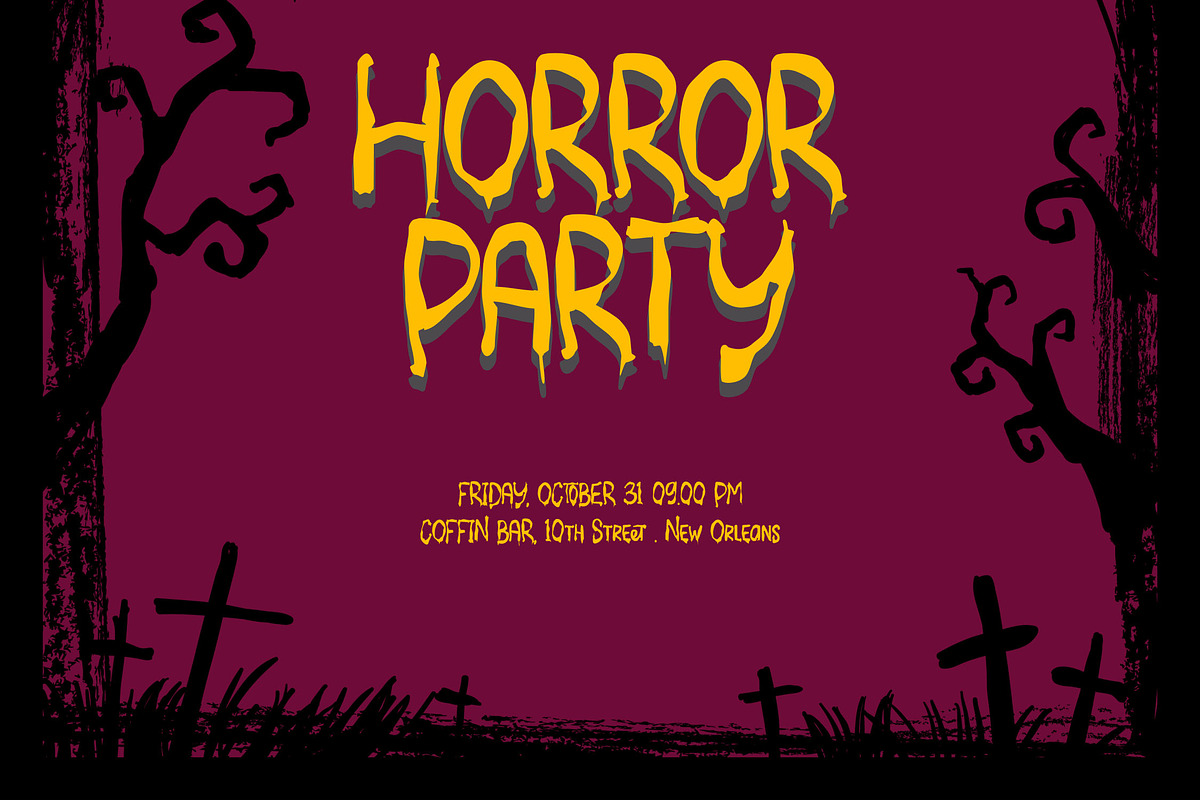 MONSTERIA - Halloween Font, a Font by NTC Graphic (Photo 6 of 8)