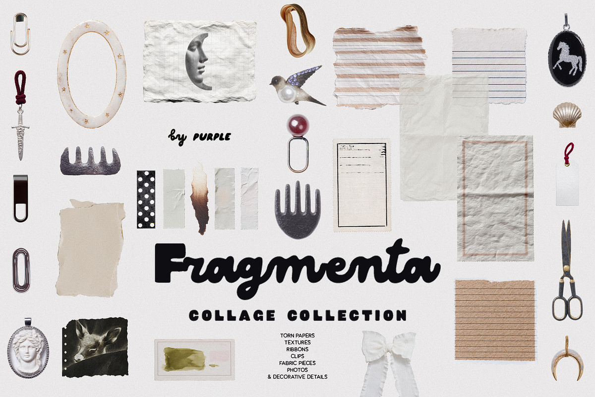 Fragmenta: collage pack, an Object Graphic by Purple (Photo 1 of 11)