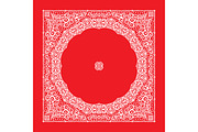 Set Of 4 Paisley Bandana's III, a Pattern Graphic by Bakhtiozin art graphic (Thumbnail 3 of 5)