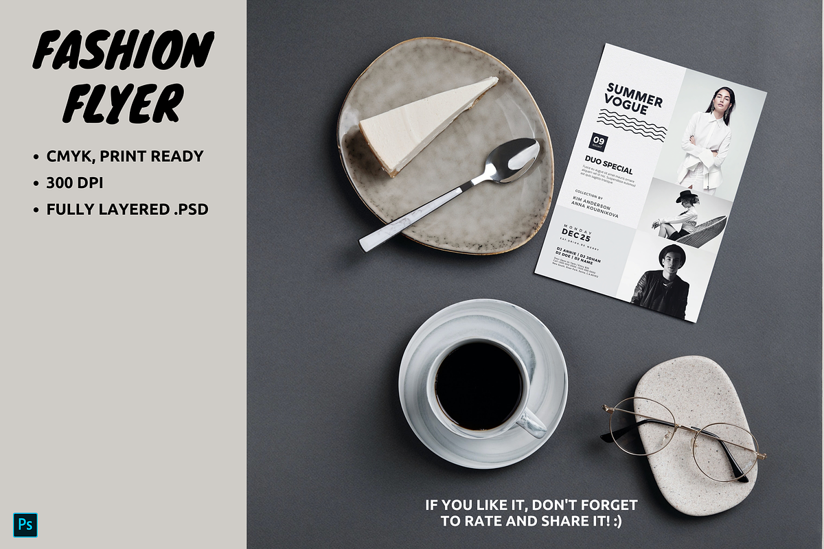 Fashion Flyer Template, a Flyer Template by Kay Designs (Photo 3 of 3)