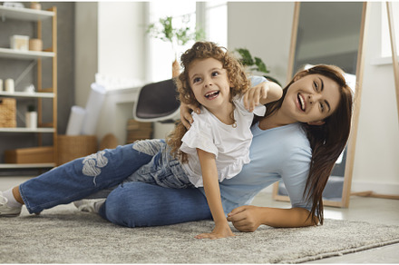Happy young mother and little, a Person Photo by StudioRomantic