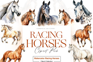 Racing Horse Clipart, Horse Breeds