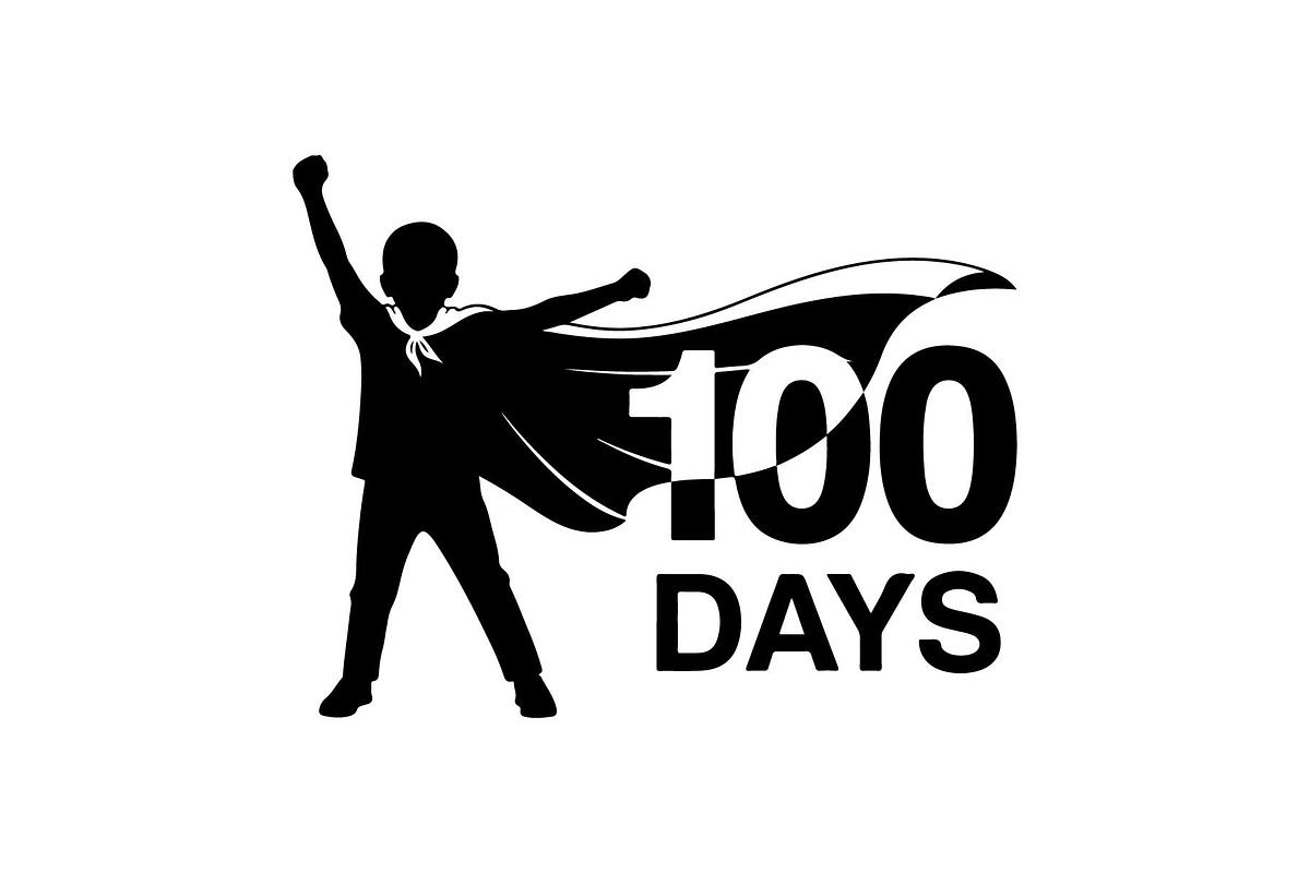 100 Days of School Silhouette Bundle, an Object Graphic by jahid234 (Photo 3 of 6)