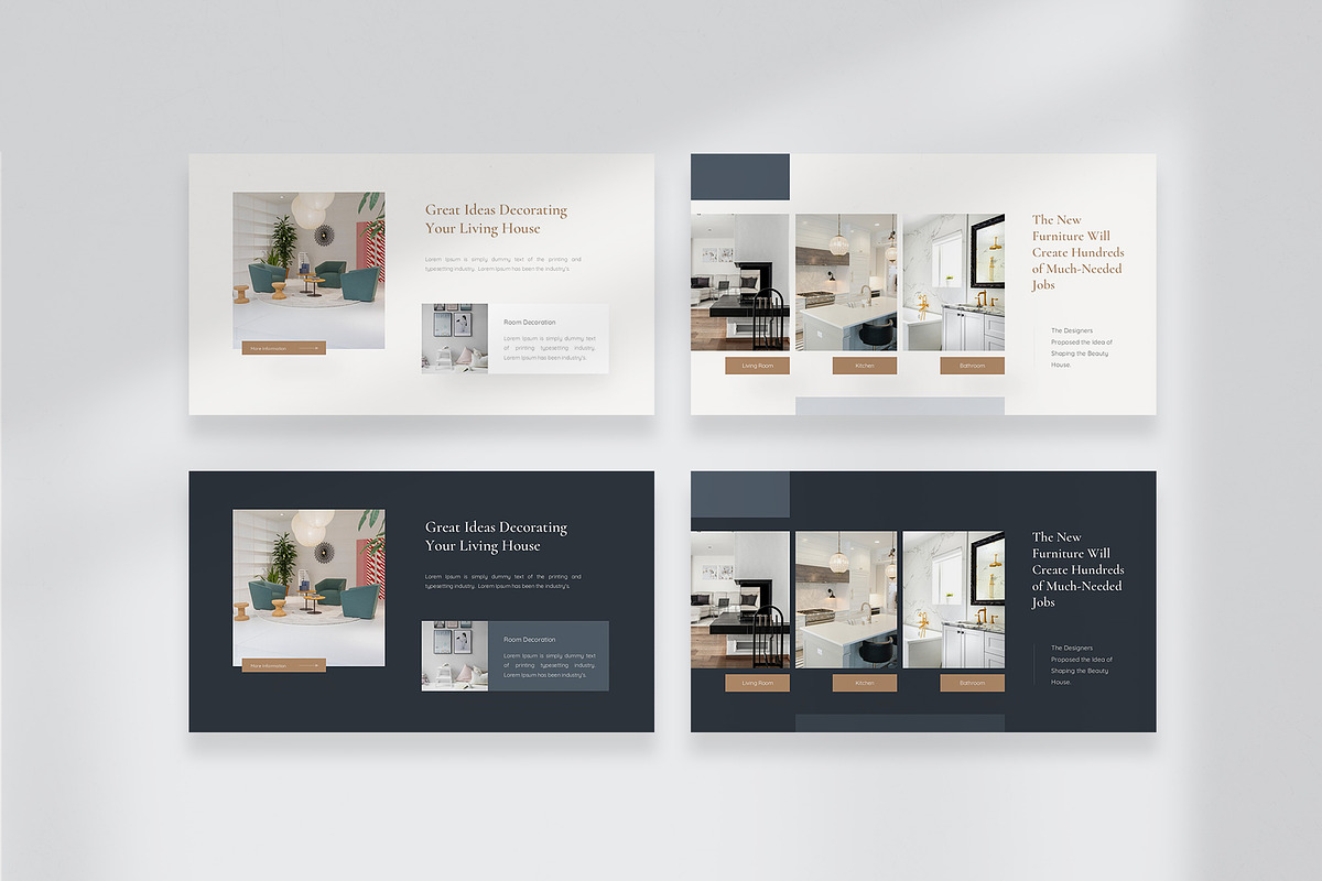 Interior Design Google Slides, a Presentation Template by New Coral Design (Photo 4 of 6)