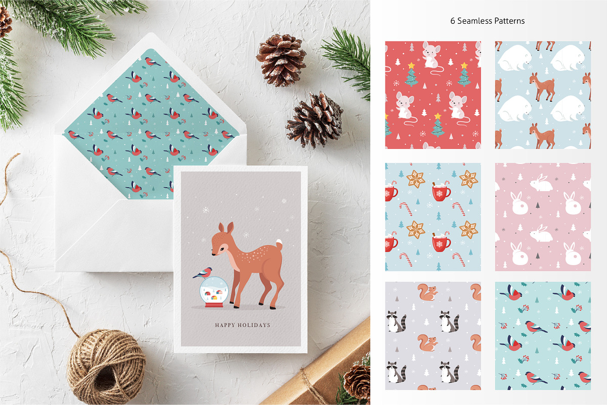 Furry Christmas - winter animals, an Animal Illustration by Marish (Photo 8 of 9)