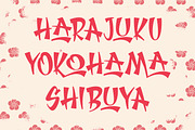 Nikotsu - Japanese Display Font, a Handwritten Font by Flawless And Co (Thumbnail 4 of 10)