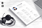 1 Pages Clean CV Template | MS Word, a Resume Template by Blue Digital Studio (Thumbnail 1 of 2)
