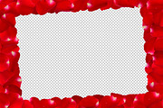 Rose Petals Couple Heart Frame, an Object Graphic by pixelworkz (Thumbnail 3 of 5)