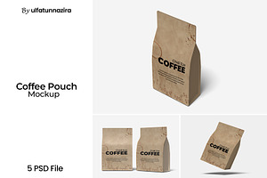 Coffee Pouch Mockup