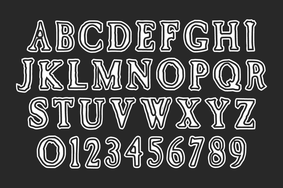 Mystery Night, a Font by Fourteen Letter (Photo 2 of 5)