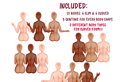 Best friends clipart. Summer besties, a Person Illustration by RivusArt (Thumbnail 3 of 11)