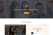 Bonovo - Responsive Landing Template, a Bootstrap Template by shreethemes (Thumbnail 2 of 4)