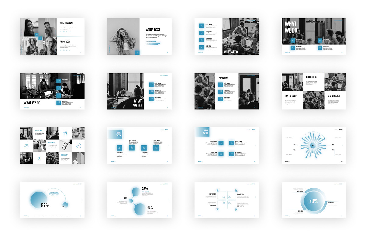PowerPoint Template - Digital Team, a Presentation Template by INSP.DESIGN