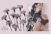 Floral Halftone & Ink PNG Overlays, an Object Graphic by alonahaidash (Thumbnail 10 of 11)