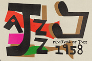 Blue Notes - Collage Jazz Pack, a Solid Icon by Madeline ODonoghue Design (Thumbnail 8 of 9)