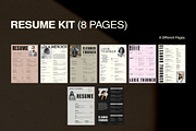 Resume Kit, a Resume Template by UX-group (Thumbnail 9 of 9)