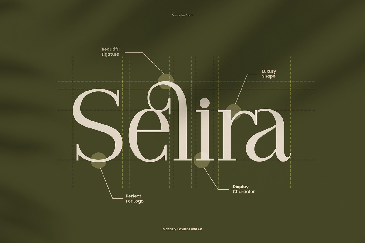 Vianeka -  Modern Luxury Serif Font, a Serif Font by Flawless And Co (Photo 5 of 10)