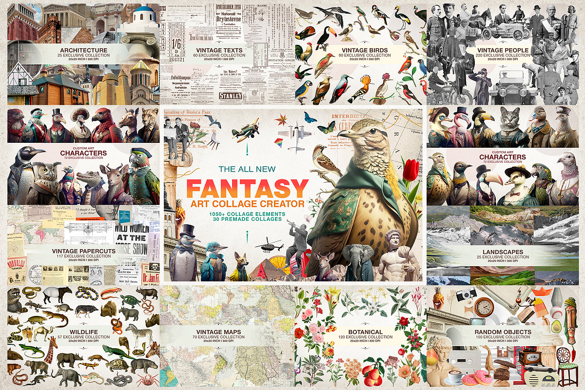 5 in 1 Collage Master Collection, an Object Graphic by SNIPESCIENTIST (Photo 7 of 22)