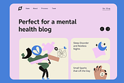 Therapy Website Illustrations, a Healthcare Illustration by Somewhat Brilliant (Thumbnail 4 of 6)