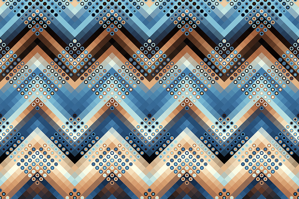 10 seamless chevron patterns, a Pattern Graphic by tkdesign